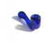 Скляна люлька N70 Graver Dark Blue 95мм - изображение 1