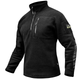 Толстовка флисовая Armoline 1/4 Zip TRAVEL DEFENCE Black. L - изображение 2