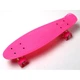 Пенни борд скейт Penny Board 22" Малиновый со светящимися колесами - изображение 2