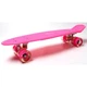 Пенни борд скейт Penny Board 22" Малиновый со светящимися колесами - изображение 4
