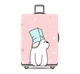 Чохол для валізи Turister модель Cute Bears M Рожевий (CuBe_090M) - зображення 1