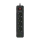 Фільтр-подовжувач AURA Energy 4+3 USB-A + USB-C (PD) 2M Black - зображення 2