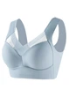 Безшовний топ із лазерною обробкою на широких бретелях Comfort No Brand 1063-46 Блакитний XL (46) - зображення 8