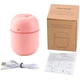 Увлажнитель воздуха ультразвуковой портативный Humidifier 220мл USB с подсветкой pink - изображение 2