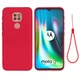 Силиконовый (TPU) чехол Deexe Silicone Case для Motorola Moto G9 Play / Moto E7 Plus - Red - изображение 2