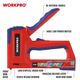 Степлер строительный 6-в-1 профессиональный WORKPRO PRO PLUS WP223002 - изображение 2