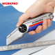 Нож трапециевидный алюминиевый с усиленной фиксацией WORKPRO PRO PLUS WP213013 - изображение 7