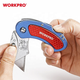 Нож трапециевидный складной алюминиевый WORKPRO PRO WP211005 - изображение 7