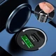 Автомобильное зарядное устройство 18W Olaf Mini Быстрая зарядка USB+Type-C Black (718562052362) - изображение 5