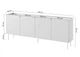 Комод см Desin 220 4 Bogart 220x85x40 (DESIN_KOMODA_220_4D4SZ) 156810 - зображення 2