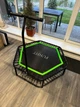 Батут для занятий фитнесом с ручкой FunFit 127 см Green - изображение 1