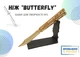 Конструктор дерев'яний, 3D пазл Ніж Butterfly з фарбами та клеєм №2 - зображення 1