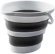 Відро складане МВМ MY HOME BIN-17 10L WHITE/GRAY Біло-сіре - изображение 1