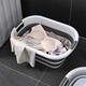Відро складане MBM HOME BIN-18 26L WHITE/GRAY Біло-сіре - изображение 8