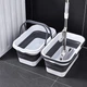 Відро складане МВМ MY HOME BIN-19 16L WHITE/GRAY Біло-сіре - зображення 9