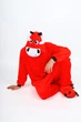 Піжама Кігурумі Дитяча My Kigu Тепла Бик Red Bull Червоний 145-155 см (1071/3) - зображення 4