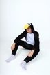 Подростковые Кигуруми Слип Пижама для Мальчиков Kigurumi Пингвин Черный 155-165 см. (1066/2) - изображение 3