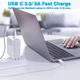 Блок Живлення Адаптер для Ноутбука YP68 USB TYPE C 96W - Швидкісна Зарядка Універсальний Зарядний Пристрій для Apple MacBook (602307138) - зображення 4