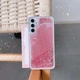 Чохол Glitter для Samsung Galaxy A34/A346 бампер рідкий блиск акваріум рожевий - зображення 2