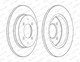 Тормозные диски FERODO DDF1622C Mitsubishi Colt 4544200072, 4605A076, A4544200072 - изображение 2