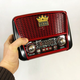 Портативная колонка,радиоприемник Golon RX-455S USB / аккумулятор солнечная панель. Красный с черным - изображение 3
