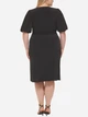 Платье на запах миди женское Calvin Klein 57335030 3XL Черное (1159792462) - изображение 2