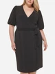 Платье на запах миди женское Calvin Klein 57335030 3XL Черное (1159792462) - изображение 3