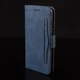 Чехол-книжка с кармашками Deexe Wallet Stand для VIVO V21 - Blue - изображение 7