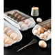Контейнер для куриных яиц на 14 шт, лоток подставка для хранения яиц Egg Storage Box Белый (D-2019091549) - изображение 5