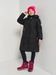 Подростковое зимнее пальто для девочки Huppa Nina 12590030-00009 170 см Черное (4741632123700) - изображение 2