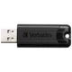 USB флеш накопитель Verbatim 16GB PinStripe Black USB 3.2 (49316) - изображение 2