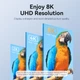 Адаптер HDMI-HDMI 2.1 Vention F/M Aluminum Alloy 8K 60Hz 4K 120Hz 2K 144Hz 48Gbps gold-plated Blue (AIVHO) - зображення 9