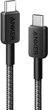 Кабель Anker 322 USB-C to USB-C - 0.9 м Nylon Black (A81F5G11) - изображение 1