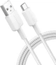 Kabel Anker 322 USB-A to USB-C - 1.8 m Nylon White (A81H6H21) - obraz 2
