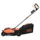 Газонокосарка Black&Decker акумуляторна 36 В, 2.5 Ач, 32 см, 2 АКБ та ЗП (BCMW3336L2) - зображення 1