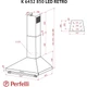 Витяжка Perfelli K 6432 IV RETRO 850 LED - изображение 10