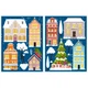 Декор для інтер'єру до Нового Року DesignStickers «Новорічний місто» (50638160) - зображення 1