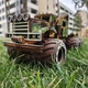 3D Пазл Механический Из Дерева TheGravix Тягач Зеленый Военный 496 деталей - изображение 8