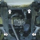 Защита двигателя Fiat Croma II 2005-2011 Kolchuga 1.9548.00 - изображение 3