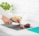 Доска для нарезки гибкая IKEA 360х275 мм серая + темная бирюза 2 шт/уп - изображение 4