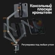 Тримач для планшета і телефона для ліжка, столу, гнучкий довгий кронштейн, затискач для мобільного телефона (Сірий) - зображення 6