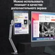 Тримач для планшета і телефона для ліжка, столу, гнучкий довгий кронштейн, затискач для мобільного телефона (Сірий) - зображення 7