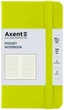 Записна книжка Axent Partner 95x140 мм 96 аркушів у клітинку Лимонна (8301-60-A) (4063276170057) - зображення 1
