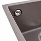 Мойка для кухни PLATINUM гранитная 4040 RUBA 440x440мм квадратная врезная без сифона коричневая PLS-A40837 - изображение 5