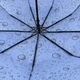 Женский зонт полуавтомат на 9 спиц антиветер с пузырями от Toprain, голубой TR0541-2 - изображение 7