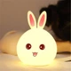 Дитячий Cіліконовий Нічник Світильник Лампа Кролик KS602 Rabbit Lamp - зображення 2