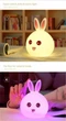 Дитячий Cіліконовий Нічник Світильник Лампа Кролик KS602 Rabbit Lamp - зображення 10