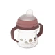 Кружка тренувальна з силіконовим носиком FirstCup 150 мл BONJOUR PARIS Canpol babies Рожева (5901691869967) - зображення 3