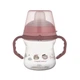 Кружка тренувальна з силіконовим носиком FirstCup 150 мл BONJOUR PARIS Canpol babies Рожева (5901691869967) - зображення 5