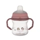 Кружка тренувальна з силіконовим носиком FirstCup 150 мл BONJOUR PARIS Canpol babies Рожева (5901691869967) - зображення 6